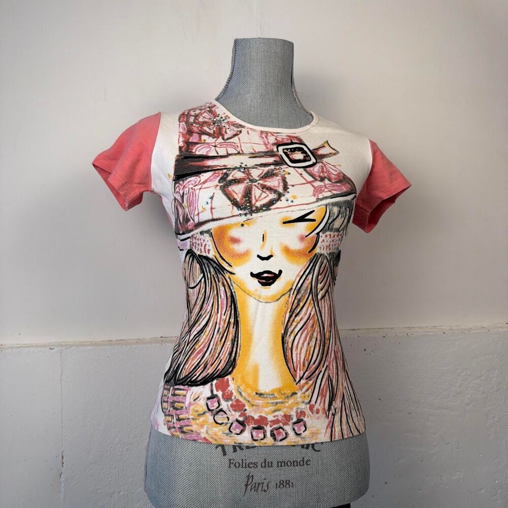 Custo-barcelona Women's multi T-shirt - Picture 2 of 6